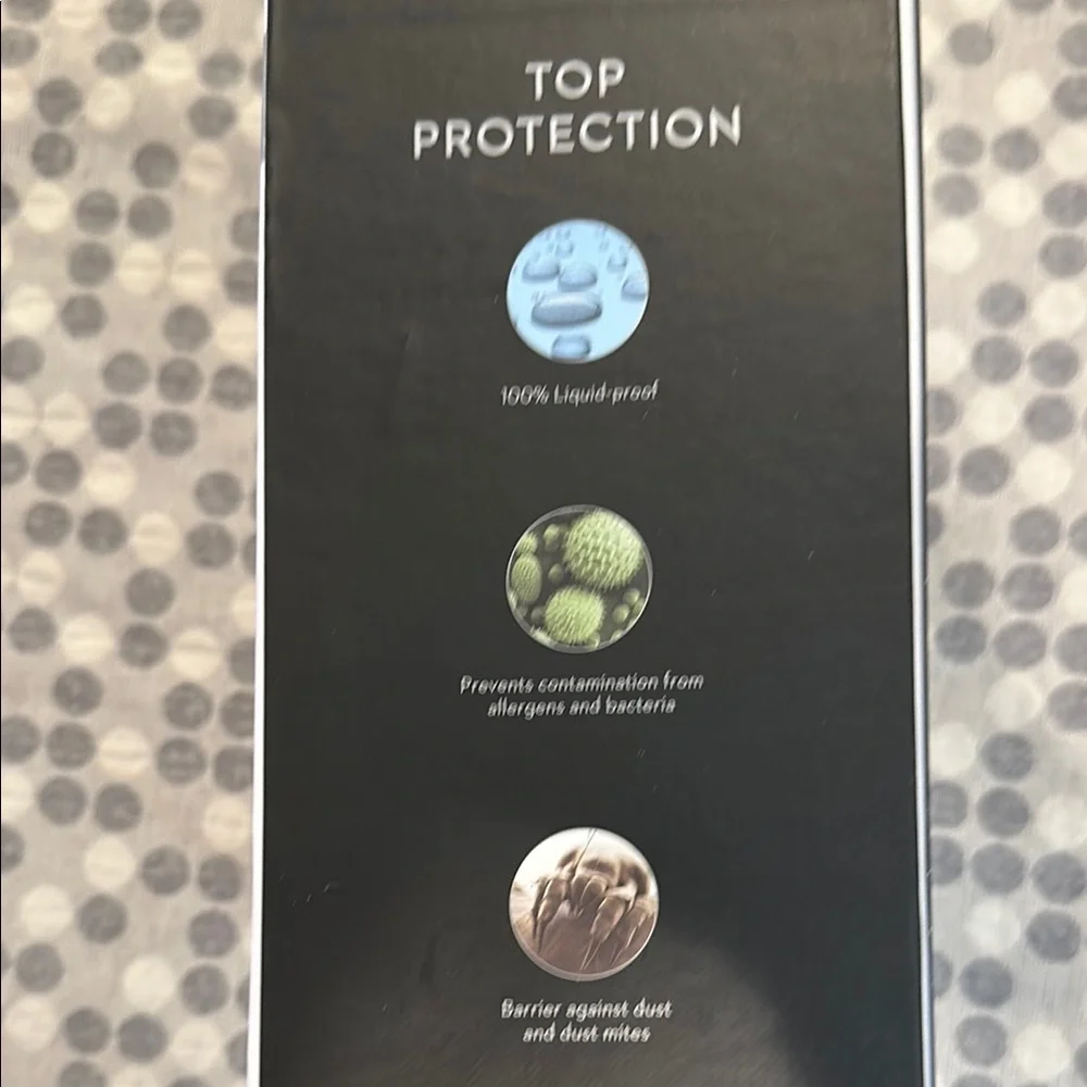 Sleep Tite Prime Smooth Mattress Protector - White- new in original box - Picture 5 of 5
